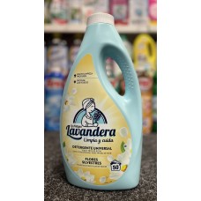 Гель для стирки Lavandera FLORES SILVESTRES Detergente Universal Полевые цветы 2,5л 50 стирок