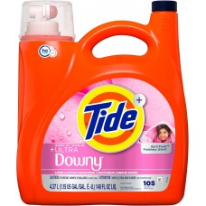 Гель для стирки Tide Downy Liquid Laundry Detergent 4,37 л, 105 стирок, жидкое стиральное средство с ароматом Downy Гель для стирки Tide Downy Liquid Laundry Detergent 4,37 л, 105 стирок, жидкое стиральное средство с ароматом Downy
