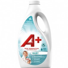 Гель для стирки детских вещей А+ Baby 2.46 л 56 циклов стирки