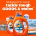 Гель для стирки Tide Ultra ODOR + OXI Liquid Laundry Detergent 4,37 л, 105 стирок, против запахов и сложных пятен