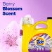 Гель для стирки Tide Simply All In One Berry Blossom 3,46 л, 89 стирок, универсальный жидкий стиральный гель для цветного и белого