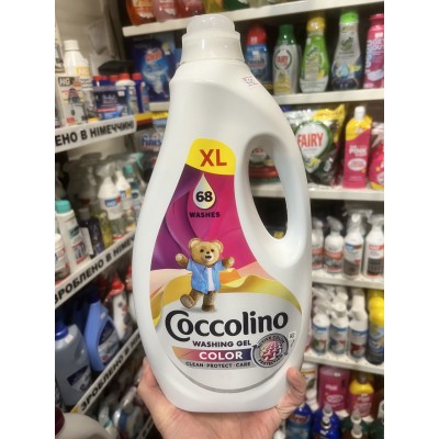 Гель для стирки цветных вещей Coccolino Care Color XL 68 циклов стирки 2.72 л