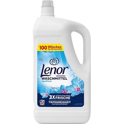 Гель для стирки Lenor Professional April Fresh 5.5 л, 100 стирок, универсальное средство для белья, профессиональная формула