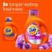 Гель для стирки Tide Ultra Febreze Liquid Laundry Detergent 2,72 л, 65 стирок, жидкое средство против пятен и неприятных запахов
