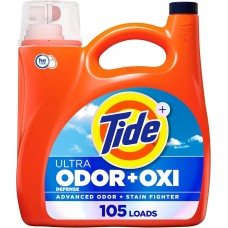 Гель для стирки Tide Ultra ODOR + OXI Liquid Laundry Detergent 4,37 л, 105 стирок, против запахов и сложных пятен Гель для стирки Tide Ultra ODOR + OXI Liquid Laundry Detergent 4,37 л, 105 стирок, против запахов и сложных пятен