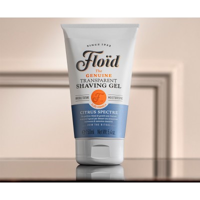 Гель для бритья Floid Gel Barba Transparent Citrus Spectre 150 мл, мужской гель для точного бритья с цитрусовым ароматом