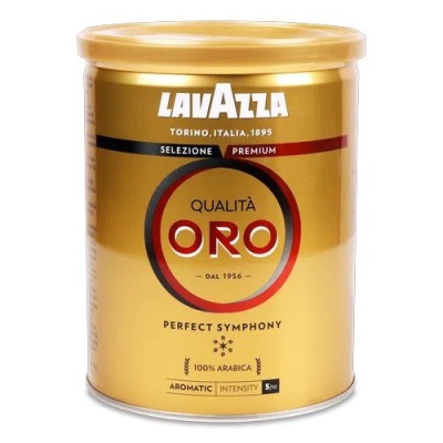 Кофе Lavazza Qualita ORO 250g M Италія (железная банка,  100% Арабика)