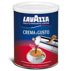 Кофе Lavazza Crema e Gusto Classico 250g M Италия (железная банка) (30% арабика / 70% робуста)