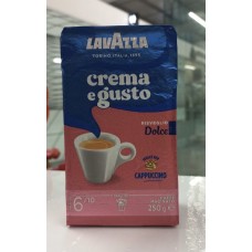 Кофе молотый Lavazza Crema e Gusto Dolce, 250 г, Италия, 50% арабика / 50% робуста