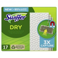 Салфетки сменные для швабры Swiffer DRY CATTURA 21X26 см 17шт.