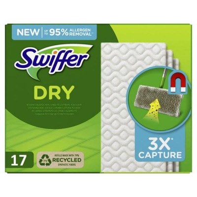 Салфетки сменные для швабры Swiffer DRY CATTURA 21X26 см 17шт.