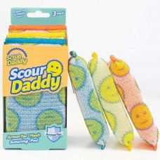 Универсальная губка для чистки Scrub Daddy (Scour Daddy), Scrub Daddy (Scour Daddy) — универсальная чистящая губка, 3 шт