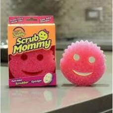 Губка-скрабер для мытья посуды Scrub Mommy двусторонняя, 1 шт