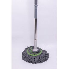 Швабра с самовыжимом из микрофибры, универсальная, вращающаяся 360°, телескопическая ручка HP-35015-14
