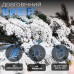 Хвойная литая гирлянда 2 м заснеженные ветки елки TD-BRNCHSN2