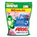 Капсулы для стирки Ariel Pods+ All-in-1 Japanese Blossom, 60 шт, универсальные, 4-х компонентные