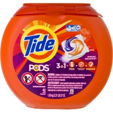 Капсулы для стирки Tide 3 in 1 Spring Meadow Pods универсальный, Профессиональная стирка в холодной воде 42шт