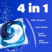 Капсулы для стирки Tide PODS Ultra OXI 4 in 1, 57 шт, мощное удаление пятен, защита цвета и свежесть