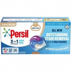 Капсулы для стирки Persil 3 in 1 Non Bio Cold Water 32 шт, универсальные капсулы для чувствительной кожи, работают даже в холодной