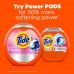 Капсулы для стирки Tide PODS 4 in 1 Plus Downy 57 шт, стиральное средство, пятновыводитель, защита цвета и свежесть