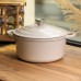 Кастрюля чугунная эмалированная 6,5 л, бежевый Yiwu HP-FLG-3 WHITE