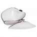 Супница 800 (мл) фарфоровая 26×18×14 (см) с крышкой Белый с серебром XL-4074AS