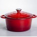 Кастрюля чугунная эмалированная 4 л, красный Yiwu HP-FLG-1 RED Кастрюля чугунная эмалированная 4 л, красный Yiwu HP-FLG-1 RED
