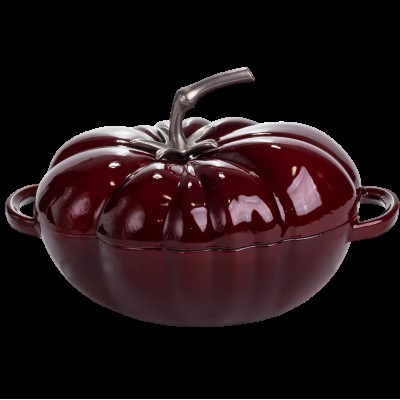 Кастрюля чугунная эмалированная Iron Tomato 2,5 л, бургунди Yiwu HP-FLG-20 burgundy