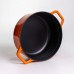 Кокотница чугунная эмалированная 5,5 л, оранжевый Yiwu HP-FLG-5 ORANGE
