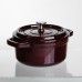 Кокотница чугунная эмалированная 2 л, бургунди Yiwu HP-FLG-8 burgundy