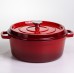 Кокотница чугунная эмалированная 6 л, красный Yiwu HP-FLG-6 RED Кокотница чугунная эмалированная 6 л, красный Yiwu HP-FLG-6 RED