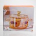 Кастрюля стеклянная Cherry 1,8 л с металлическим медвежонком на крышке Yiwu HP-GP-32