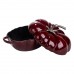 Кастрюля чугунная эмалированная Iron Tomato 2,5 л, бургунди Yiwu HP-FLG-20 burgundy