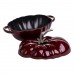 Кастрюля чугунная эмалированная Iron Tomato 2,5 л, бургунди Yiwu HP-FLG-20 burgundy