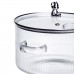 Кастрюля из боросиликатного стекла 20 см 3.5 л посуда для варки приготовления блюд на кухню HP-34-103