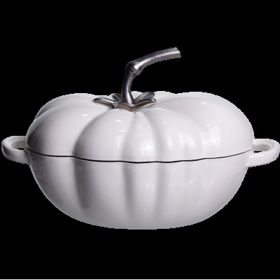 Кастрюля чугунная эмалированная Iron Tomato 2,5 л, белый Yiwu HP-FLG-20 BEIGE