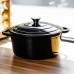 Кастрюля чугунная эмалированная 5 л, черный Yiwu HP-FLG-2 BLACK