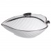 Супница 800 (мл) фарфоровая 32×21×16 (см) с крышкой Белый с серебром XL-4054AS Супница 800 (мл) фарфоровая 32×21×16 (см) с крышкой Белый с серебром XL-4054AS