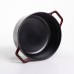 Кокотница чугунная эмалированная 6,5 л, бургунди Yiwu HP-FLG-12 burgundy