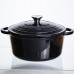 Кастрюля чугунная эмалированная 5 л, черный Yiwu HP-FLG-2 BLACK Кастрюля чугунная эмалированная 5 л, черный Yiwu HP-FLG-2 BLACK