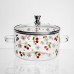 Кастрюля стеклянная Cherry 1,8 л с металлическим медвежонком на крышке Yiwu HP-GP-32