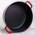 Кокотница чугунная эмалированная 7,5 л, красный Yiwu HP-FLG-7 RED