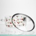Кастрюля из боросиликатного стекла 2.4 л Cherry с металлическим медвежонком на крышке Yiwu HP-GP-27