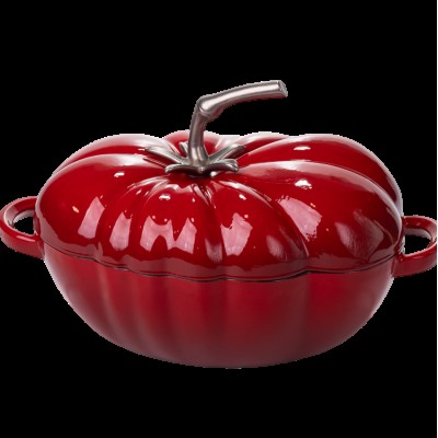 Кастрюля чугунная эмалированная Iron Tomato 2,5 л, красный Yiwu HP-FLG-20 RED