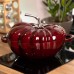 Кастрюля чугунная эмалированная Iron Tomato 2,5 л, бургунди Yiwu HP-FLG-20 burgundy