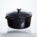 Кастрюля чугунная эмалированная 5 л, черный Yiwu HP-FLG-2 BLACK