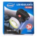 Налобный фонарь аккумуляторный 8х8х5.5 см 5 В 3 режима работы LED HP-JG-4