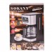 Кофеварка капельная Sokany с подогревом кофейника 1.5 литра CM-121E