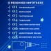 Гирлянда светодиодная штора GarlandoPro звезда и луна 108LED 3х0,9 м гирлянда звезда Синий 1733058BL