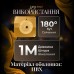 Гирлянда-штора Диамант 3 метра 6 фигур, теплый белый 6L3MDIA